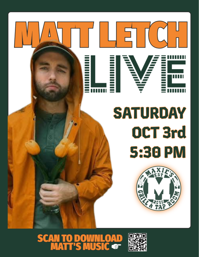 Matt Letch LIVE at Maxies' Grill & Taproom - Pinehurst, NC